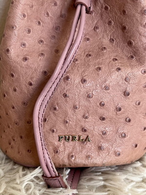 Furla crossbody bag used, pink