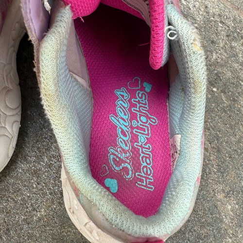 Skechers Lights shoes used size 28 colorful sneakers