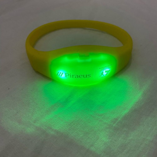Phosphorescent LED Bracelet 42nd Authentic Athens Marathon new