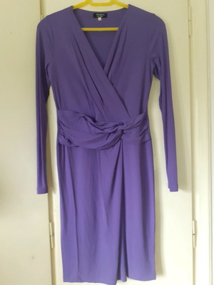 Dress used, purple, size M, elegant and flattering
