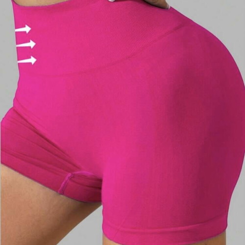 Sportswear gym yoga shorts leggings hot pink size Medium new