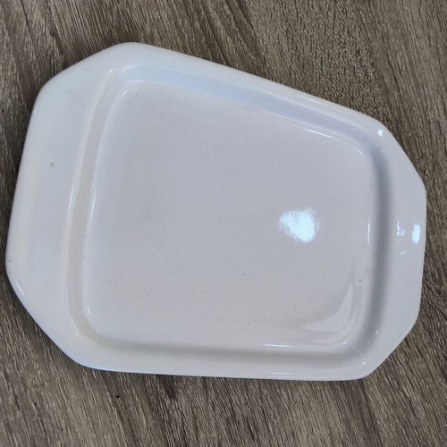 Small ceramic rectangular platter like new, 19.5x13.5 cm