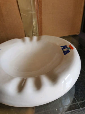 ND collectible ashtray porcelain like new, unused