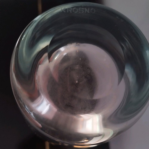 KROSNO Polland vase like new, crystal, 37cm height