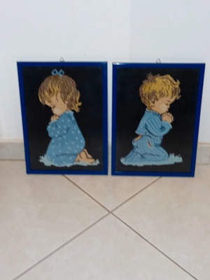 Children's frames like new, set of 2, boy and girl