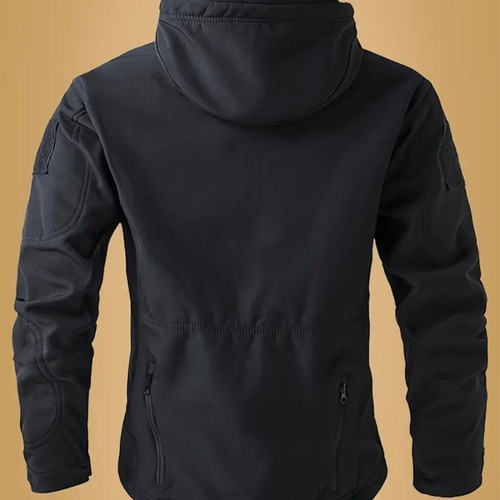 Tactical jacket XXL, black, fleece lining