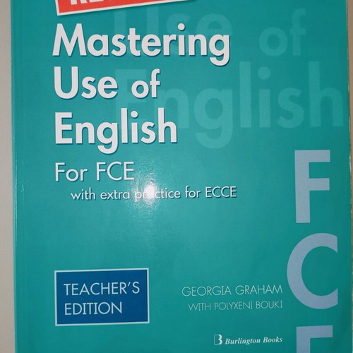 Mastering Use of English FCE Teacher's Book like new