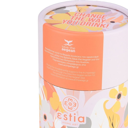 Estia Travel Mug Recyclable Stainless Steel BPA Free Thermos 350ml new