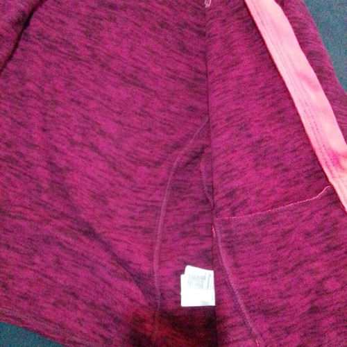 H&M girls cardigan like new, medium size, pink and burgundy