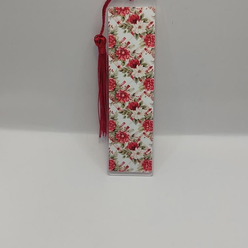 Bookmark new with handmade design and tassel