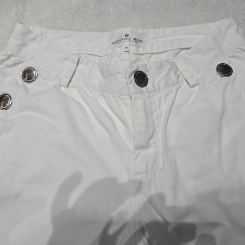 White 3/4 Pants size S like new