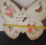 Inart Butterfly Wall Clock new, analog