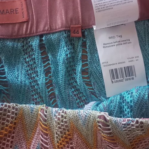 Missoni pareo skirt like new, turquoise, size M