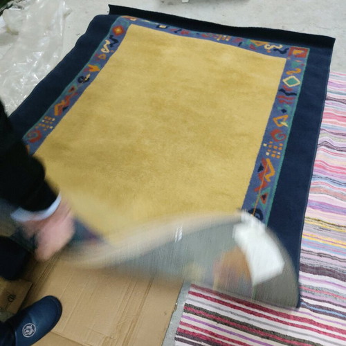 Rug used, cleaned with nice colors