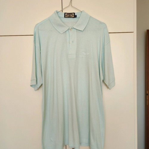 Emporio Armani men's polo shirt XL in excellent condition, light blue