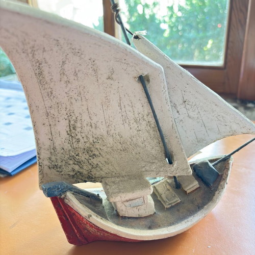 Ceramic ship new for table decoration