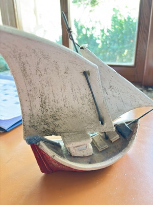 Ceramic ship new for table decoration
