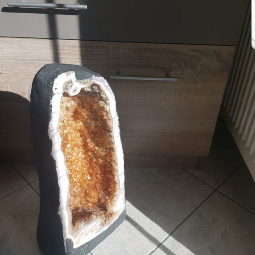 Citrine geode used