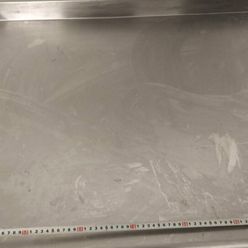 Professional Workbench 1.20x70x85 used, stainless steel with shelf