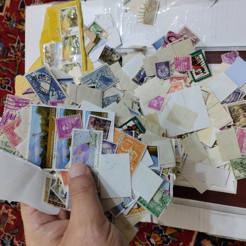 Stamps used from various eras and countries