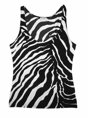 Dolce & Gabbana zebra print top new, black and white, size M