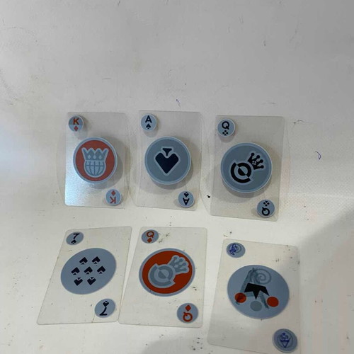Invisible Cards playing cards used, waterproof, transparent washable plastic