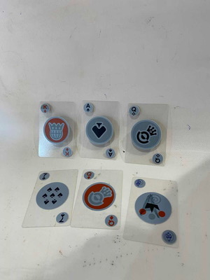 Invisible Cards playing cards used, waterproof, transparent washable plastic