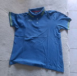 Kappa men's polo shirt used, size XL, blue