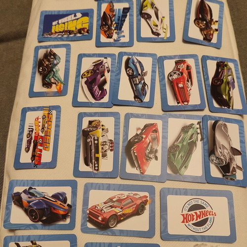 Hot Wheels memory cards new, pack of 24, sealed bag