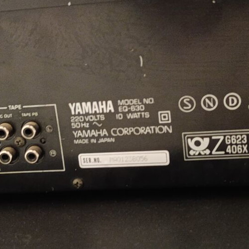 Yamaha Graphic Equalizer EQ-630 sound analyzer like new, made in Japan