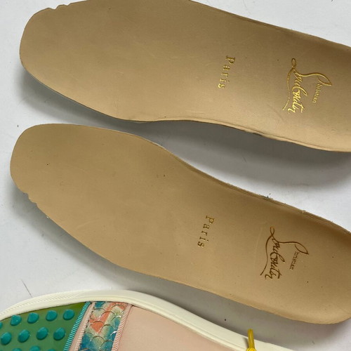 Christian Louboutin women sneakers 36.5 like new, colorful
