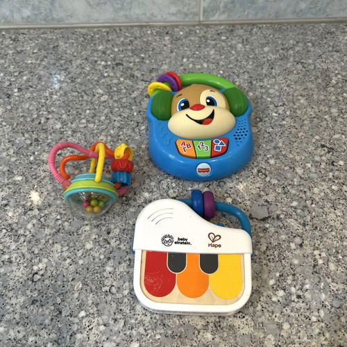 Set of 3 Baby Toys Fisher-Price, Baby Einstein, used