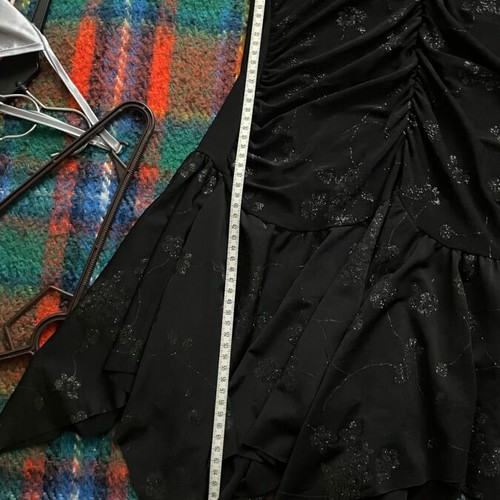 Vintage dress size S black like new, airy and light