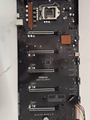 ASRock H510 Pro BTC+ mining motherboard LGA1200 like new