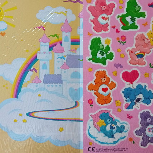 Care Bears Make-A-Scene Vintage 2003 Vinyl Playset New