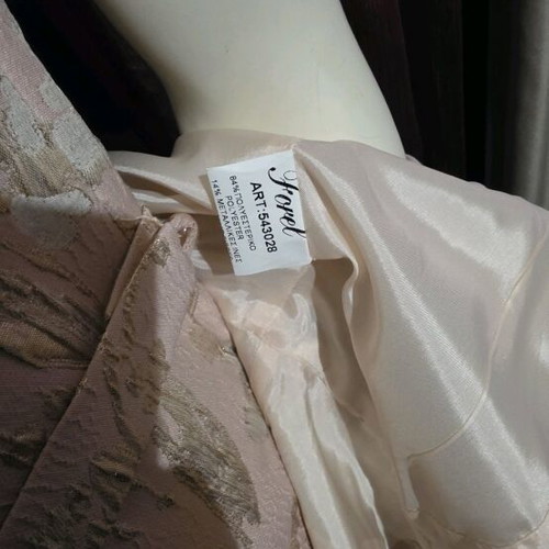 Forel dress with matching jacket like new, size 36, pink and gold
