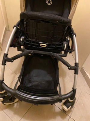 Bugaboo Bee stroller used with winter footmuff