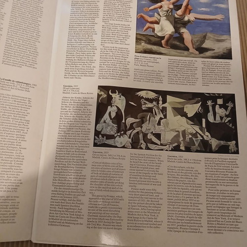 Pablo Picasso Posterbook with 6 used posters