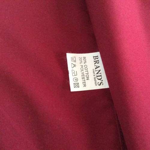 Brand'S men's shirt used, size M, burgundy