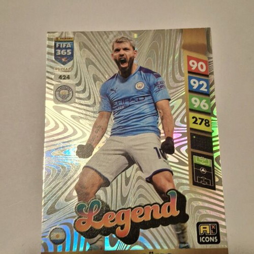 Sergio Aguero Manchester City Legend card new