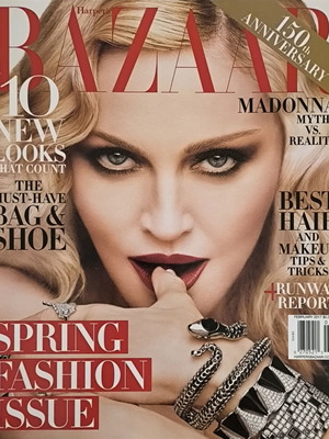 Harper's Bazaar USA 150th Anniversary Madonna Issue like new