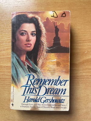 Remember the Dream by Harold Gershhowitz used, English