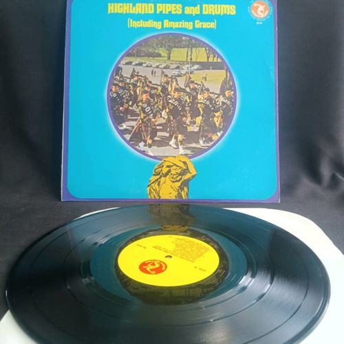 Highland Pipes and Drums used vinyl including Amazing Grace