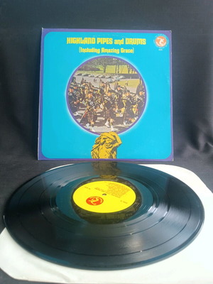 Highland Pipes and Drums used vinyl including Amazing Grace