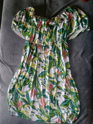 Floral dress Celestino elastic, size S-M