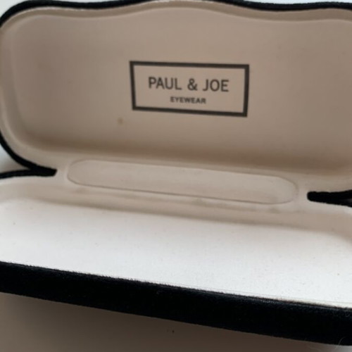 Paul & Joe velvet glasses case like new, black
