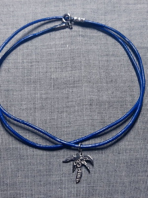 Africa Necklace Silver 925 with Leather Strap Handmade New