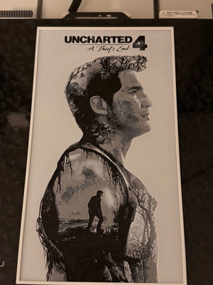 Uncharted Nathan Drake 3D ανάγλυφη εικόνα εκτύπωσης