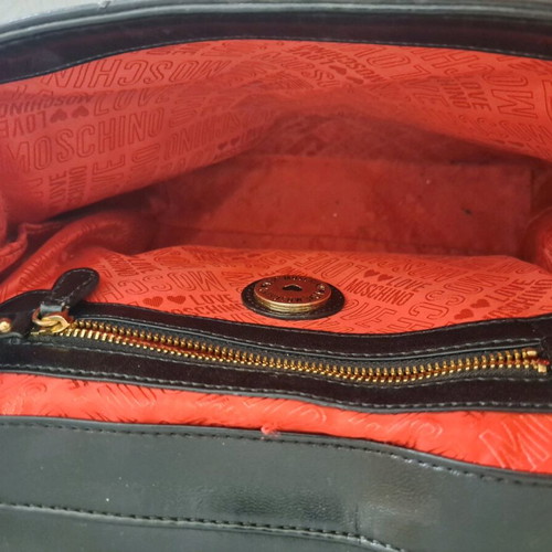 Love Moschino black backpack like new