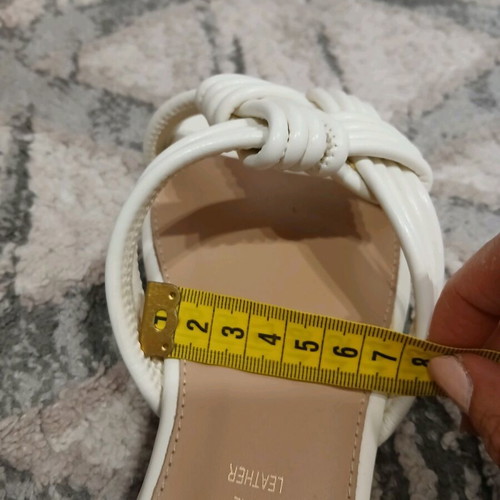 Exe flat sandals like new, size 38, white